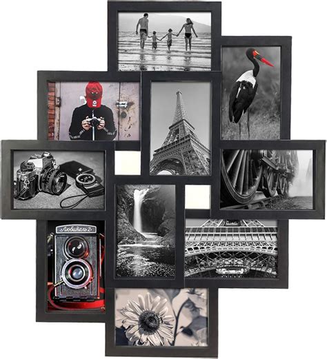 amazon black photo frames|black decorative photo frame.